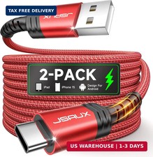 USB C Cable 2-Pack 6.6Ft , USB a to USB Cord Fast Charging for Iphone 17E, Ipho