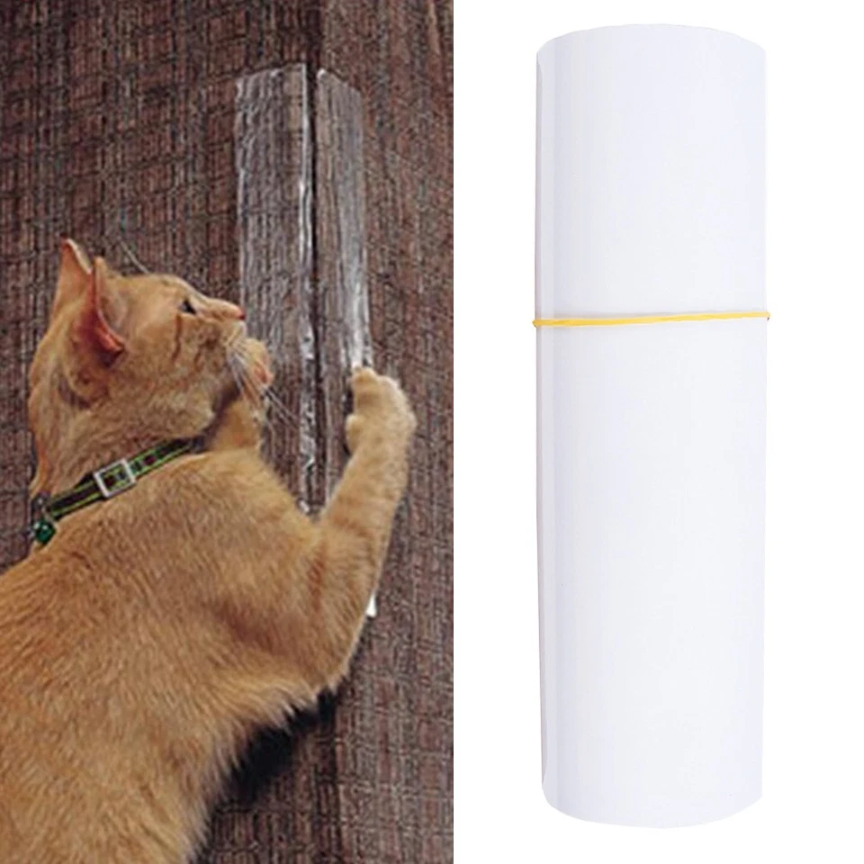 2 Pcs Cat Scratcher Klebend Katzen Kratzmatte Kratzspielzeug Für - Bild 2 von 4