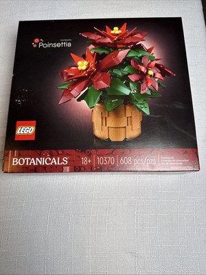 LEGO Botanicals Poinsettia (10370) Brand New Sealed In Box