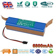 6800mAh 14.4V Li-ion Battery For Eufy RoboVac X8,X8 T226X, X8 Pro Vacuum Cleaner