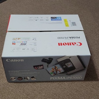 Canon PIXMA iP6700D Photo Printer 3.5'' LCD Color Viewer - 6 Ink Tank System