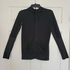 Nike Dri-Fit Women's Full Zip Black Lightweight Pullover Hoodie Size Small