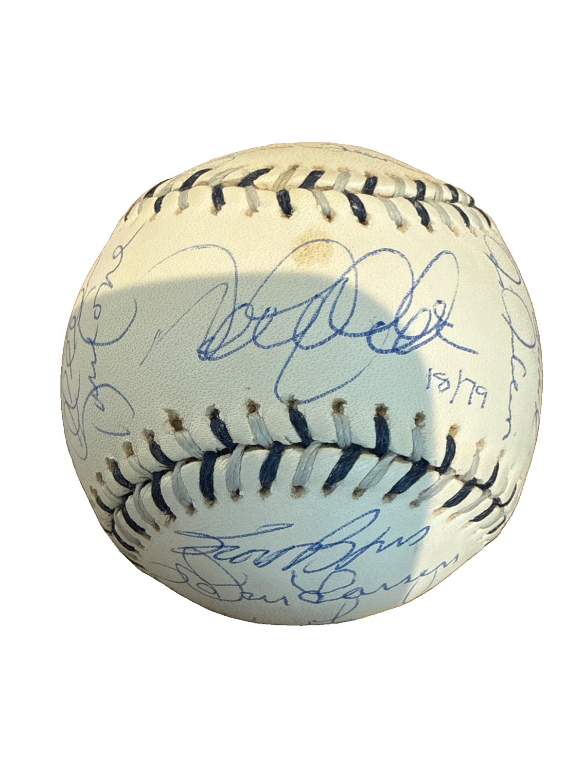 Derek Jeter Mariano Rivera Yankees Legends Signed 2008 All Star Baseball COAS