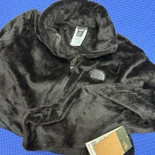 NEW- Women’s XXL Black North Face Full Zip Osito Fleece Coat Jacket Unlined $99!