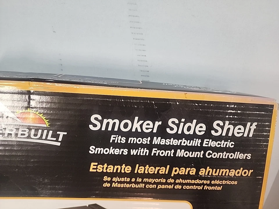 Masterbuilt Smoker Side Shelf  Foldable Prep Space Black  - Image 3 of 4