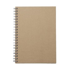 MUJI Double-Ring Notebook Plain B6 Beige 80 Sheets