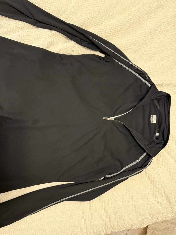 Mujer Callaway Golf 1/4 Cremallera Manga Larga Negro Talla Grande Foto 2 de 4