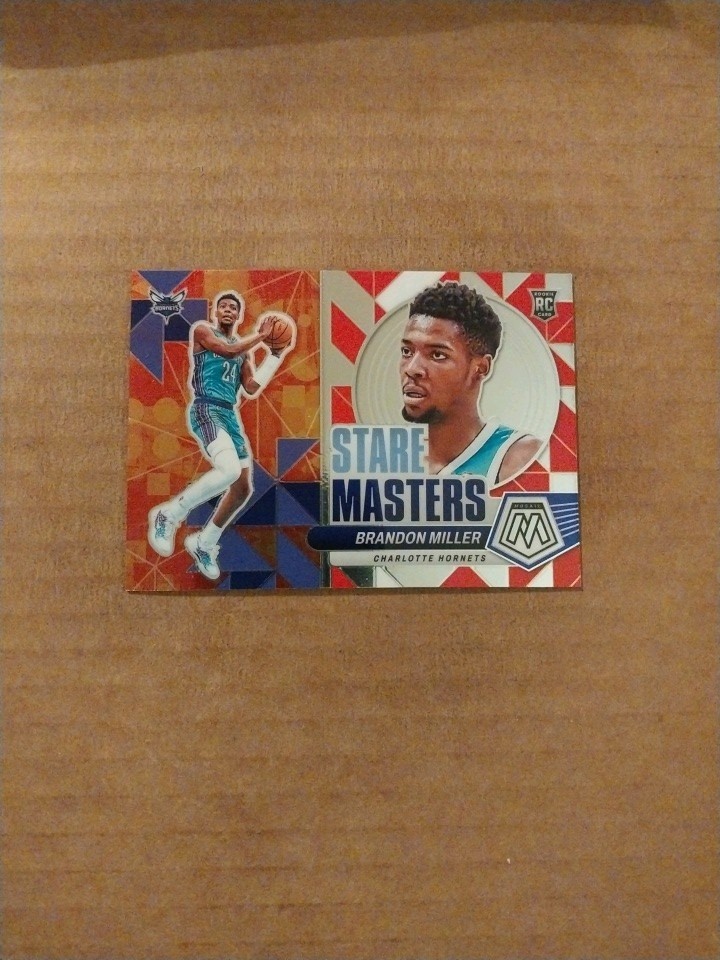 Brandon Miller RC - 2023-24 Panini Mosaic Stare Masters Insert #7 - Hornets