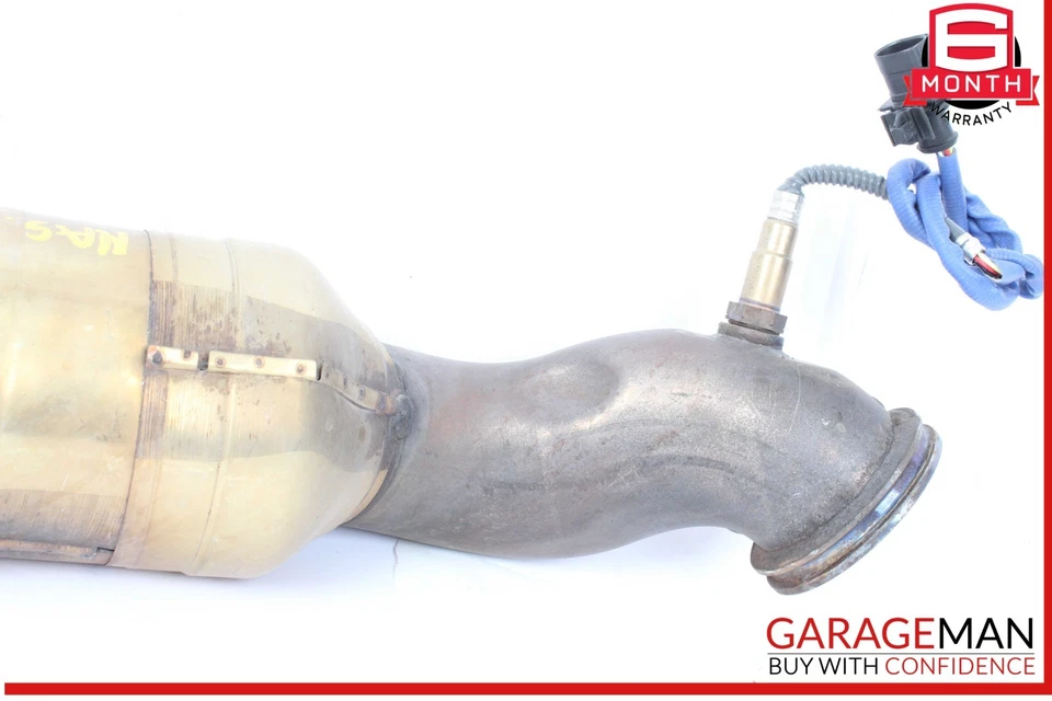 14-17 Maserati Quattroporte S Ghibli AWD Exhaust Downpipe Left Side OEM - Image 3 of 4