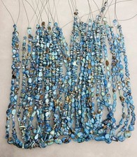 Natural Golden Hills Turquoise Beads 16" Graduating Strand for Jewelry Making