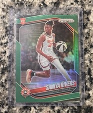 2025 WNBA Prizm #131 Saniya Rivers Green Prizm RC Connecticut Sun