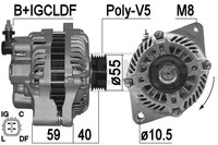 ERA 209500A Generator, Lichtmaschine FüR Suzuki Grand Vitara II (Jt, Te, Td)