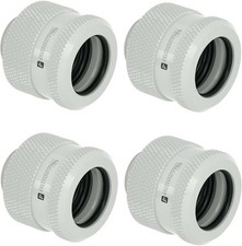 4 Pack Barrow G1/4" to 12mm Hard Tubing Compression Fitting 12mm OD Rigid White