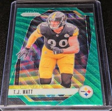 2024 Panini Prizm - T.J. Watt #245 Green Prizm Pittsburgh Steelers