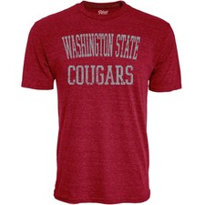 Blue 84 Men's Washington State Cougars T-Shirt Tri-Blend Team Color XL