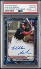 2024 BOWMAN CHROME PROSPECT BLUE LUNAR AUTO WALKER JENKINS 40/150 PSA 10