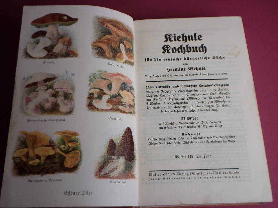 Buch-Kiehnle-Kochbuch f. die einfache bürgerliche Küche-Hermine Kiehnle Z19-1025 - Bild 2 von 4