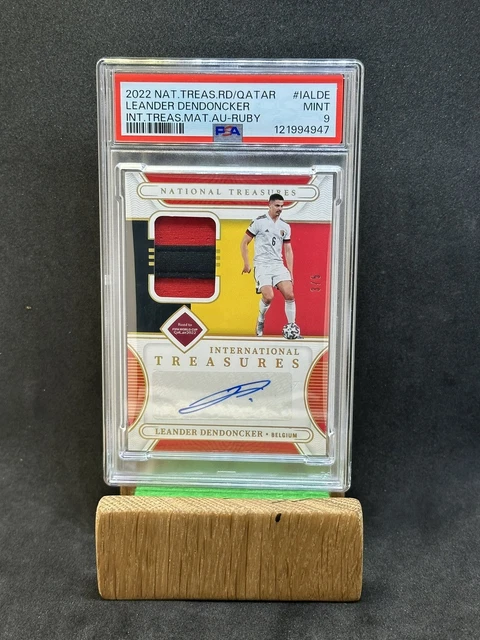 2022 National Treasures - Leander Dendoncker /5 International Treasures PSA 9