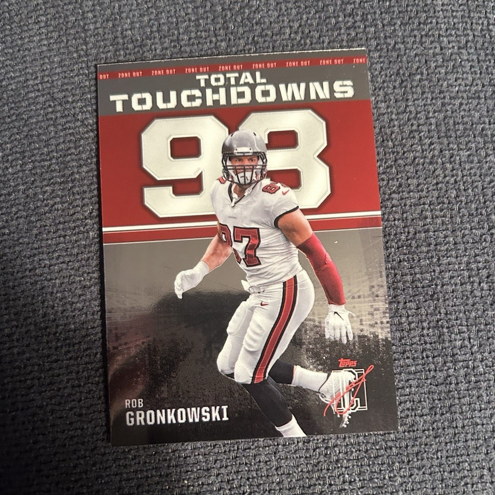 Topps 2024 Signature Class Rob Gronkowski Zone Out Total Touchdowns #ZO-19