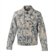 Louis Vuitton 22AW Cotton Denim Jacket 46 Men's Blue x beige RM222 HNA86WPM9 Cl