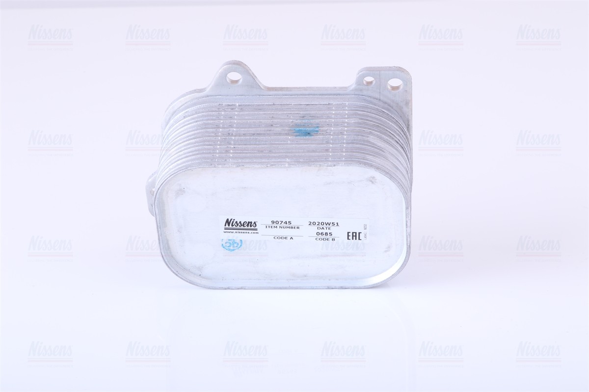 NISSENS 90745 OIL COOLER ENGINE OIL - Image 7