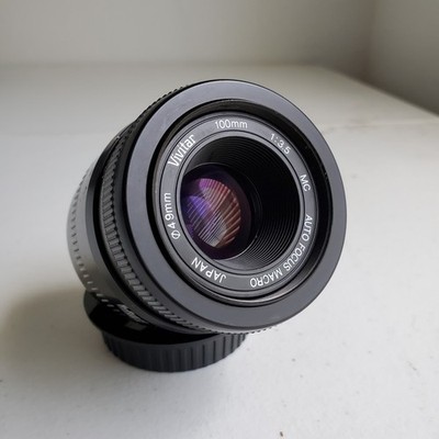 VIVITAR AF 100mm f3.5 Macro 1.1 Canon EF Cameras Tested Works Haze