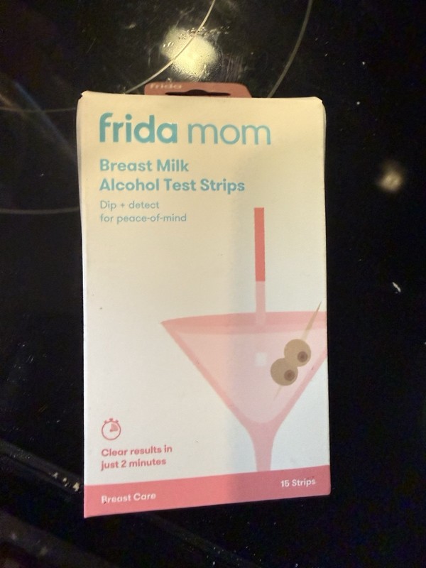 Frida Mom Breast Milk Alcohol Test Strips - 15ct