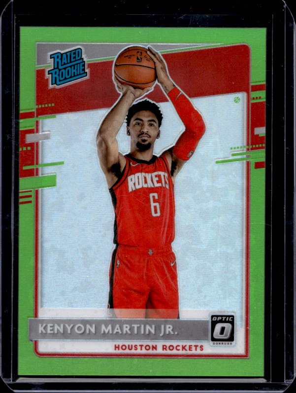 2020-21 Donruss Optic - Kenyon Martin Jr. - Lime Green Holo Prizm - /149