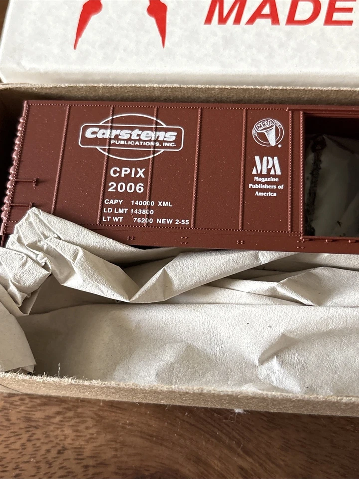 Accurail HO Scale Carsten Single Door Boxcar Kit New Road #2006 - Image 2 of 4