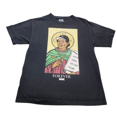 DGK Mens Eazy-E Stay True To The Game Graphic T-Shirt Black Medium 14983