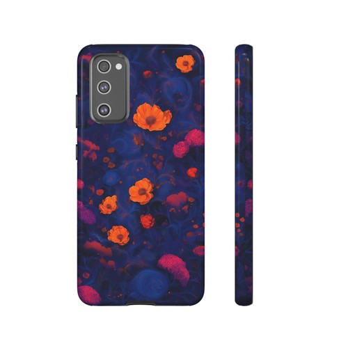 Blue Floral Phone Case, Tough Phone Case, Cute Phone Cover, Unique Gift For Her - 第 270/273 張圖片