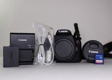 Canon EOS Rebel T7 Digital SLR Camera Kit, 18-55mm Lens, Black, 8GB SD, mini-usb