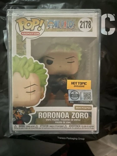 Funko Pop! One Piece: Roronoa Zoro #2178 LE3500 Hot Topic Exclusive W/ Protector