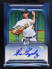 2011 Topps #T60A-GG Gio Gonzalez Topps 60 Autograph Oakland Athletics