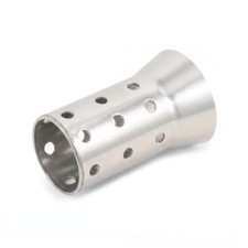 60 mm Motorcycle DB Killer Exhaust Muffler Silencer, Heavy 1 PC #60mm Silver