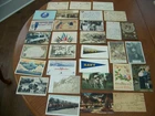 WW1 WW2 Era Military Postcard Lot 31 Total RPPC Army Navy Silks Messages