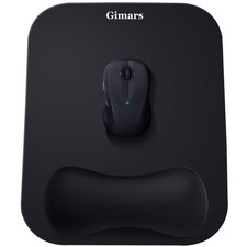 Large Mouse Pad with Wrist Support - Smooth Superfine Fibre Surface