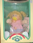 Cabbage Patch Kids 1984 Girl Doll Blonde Curly Hair Blue Eyes w/ Cert
