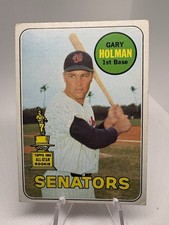 1969 Topps Gary Holman Rookie Rookie All Star Washington Senators #361 Ex 🔥