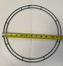 Double Rail Flat 12  Metal Wreath Ring Great For Christmas Wreath /Other Seasons