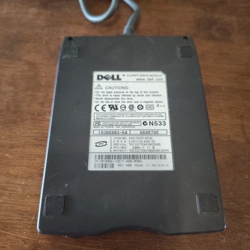 Dell FD-05PUB External USB to 1.44MB Floppy Drive Module 19308803-64 Untested - Picture 2 of 4