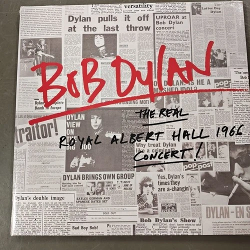 BOB DYLAN THE  REAL ROYAL ALBERT HALL 1966 CONCERT- VINYL 2-LP SET " NEW,SEALED