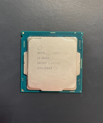 Intel Core i3-8100 3.60GHz SR3N5 Socket: LGA 1151 CPU Processor