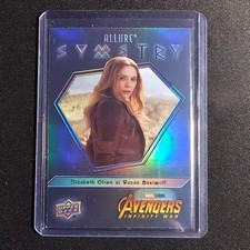 🎗️XYC 2022 UD MARVEL ALLURE SYMMETRY Elizabeth Olsen as Wanda Maximoff #9