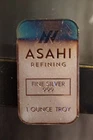 ASAHI 1 OZ SILVER BAR WITH TARNISH