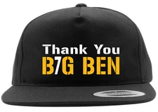 Big Ben Roethlisberger Pittsburgh Steelers Thank You Snapback Hat