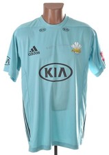 SURREY 2017/2018 CRICKET SHIRT JERSEY L 7 PLAYER ISSUE SIGNED