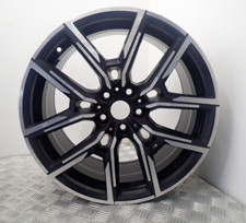 BMW i4 G26  19" REAR BLACK DIAMOND CUT ALLOY WHEEL RIM 8747305 (F-1)