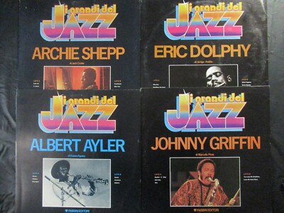 ARCHIE SHEPP, ERIC DOLPHY, ALBERT AYLER, JOHNNY GRIFFIN / 4 LP Set Italy