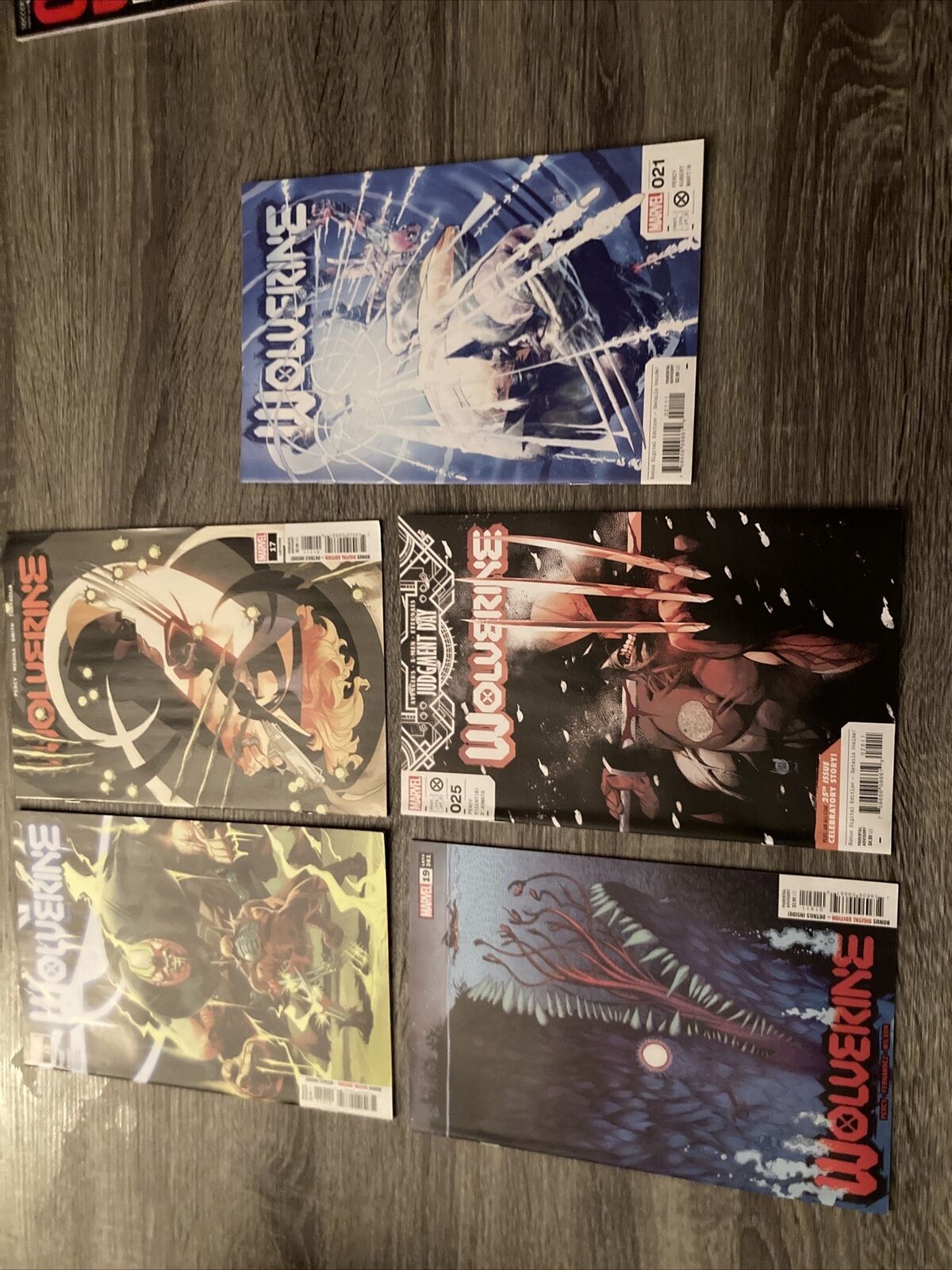 Marvel Comics Wolverine 15, 17, 19, 25, 21  free ship, see photos
